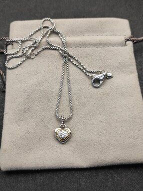 David Yurman 925 Silver Necklaces with Original Pouch